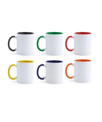 Tazas sublimables con el interior de color