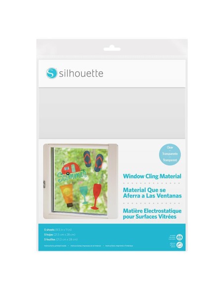 Material Electrostático Imprimible - Silhouette