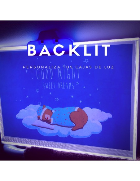 Lámina Backlit imprimible para caja de luz