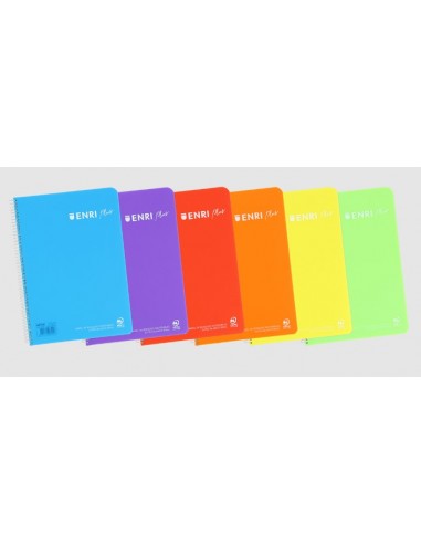 Cuaderno Espiral  Tapa de Plástico...