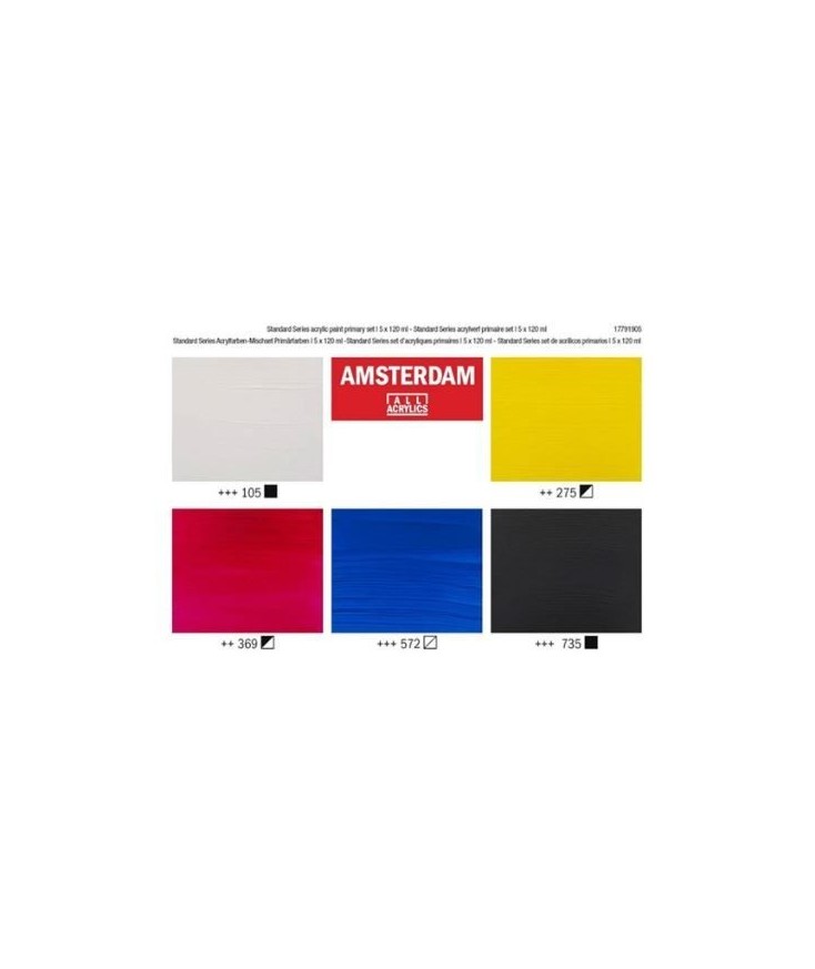 Set de acrílicos primarios Amsterdam Standard Series
