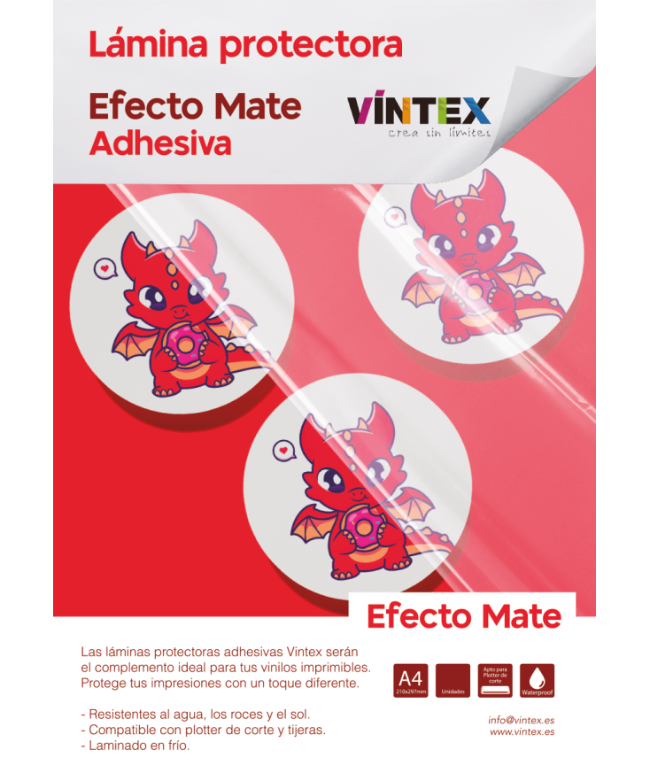 Láminas protectoras adhesivas Premium VINTEX