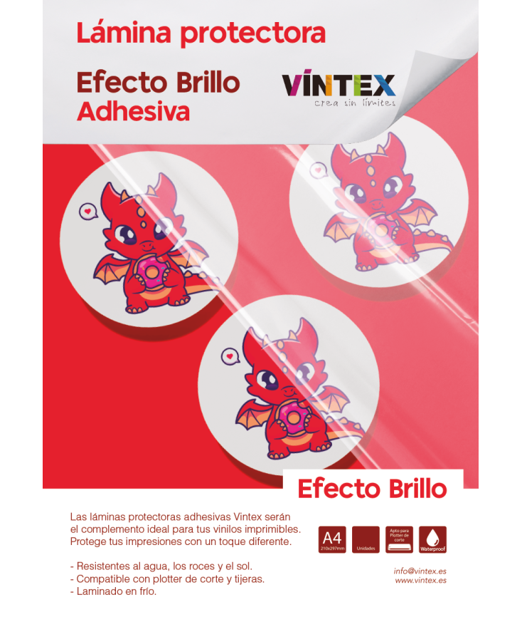 Láminas protectoras adhesivas Premium VINTEX