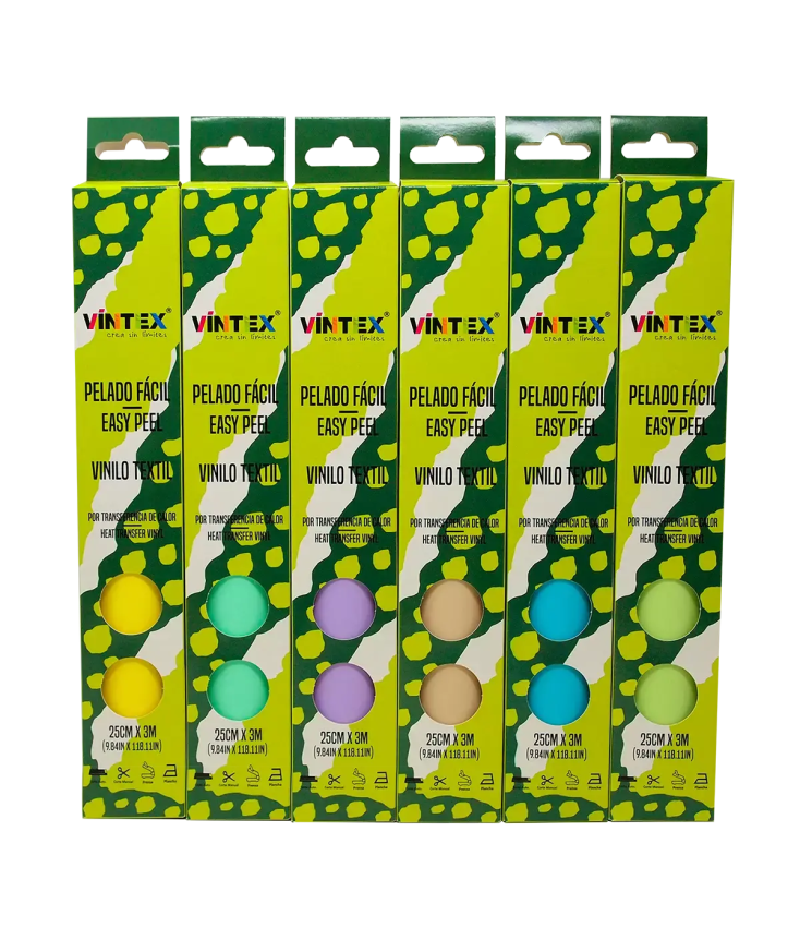 Vinilo Textil Pelado Fácil 3 metros Vintex