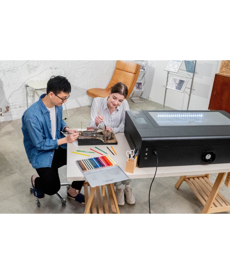 Láser de corte CO2 60W Hexa Flux