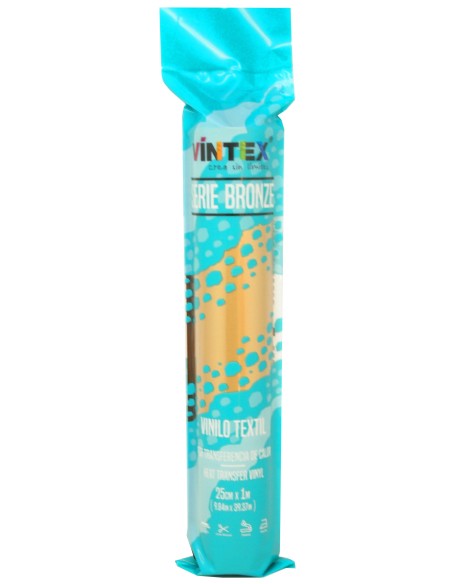 Vinilo textil ORO y Plata Serie Bronze VINTEX