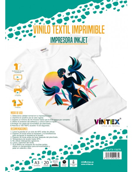 Vinilo textil imprimible Vintex