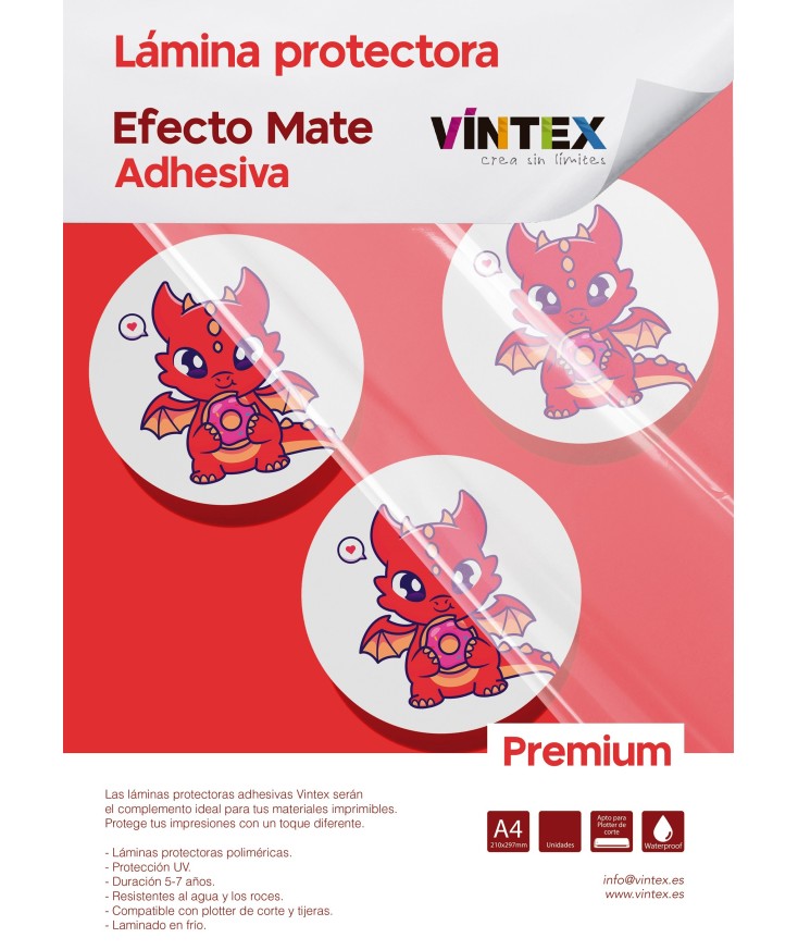 Láminas protectoras adhesivas Premium VINTEX
