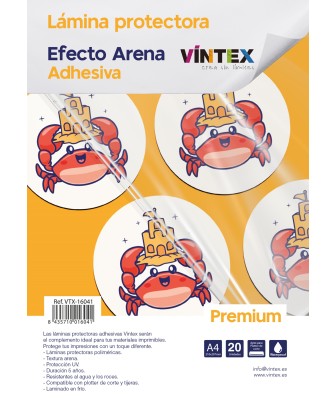 Láminas protectoras adhesivas Premium  Efecto Arena VINTEX