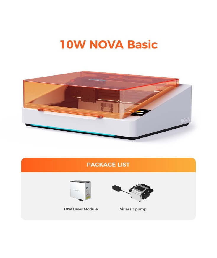 TOOCAA NOVA Láser de corte y grabado