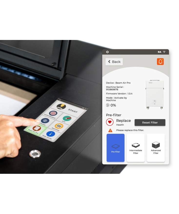 Beam Air PRO Purificador de aire Flux