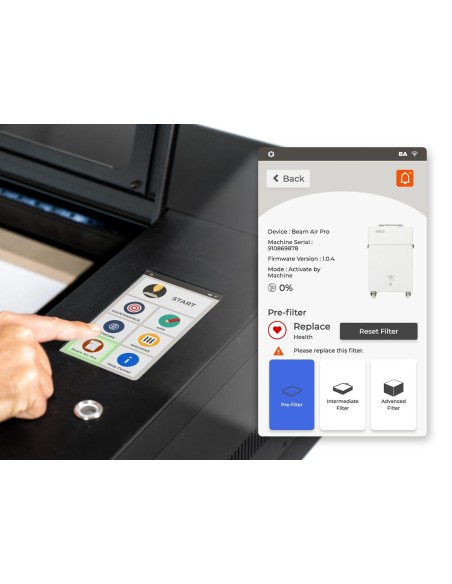 Beam Air PRO Purificador de aire Flux