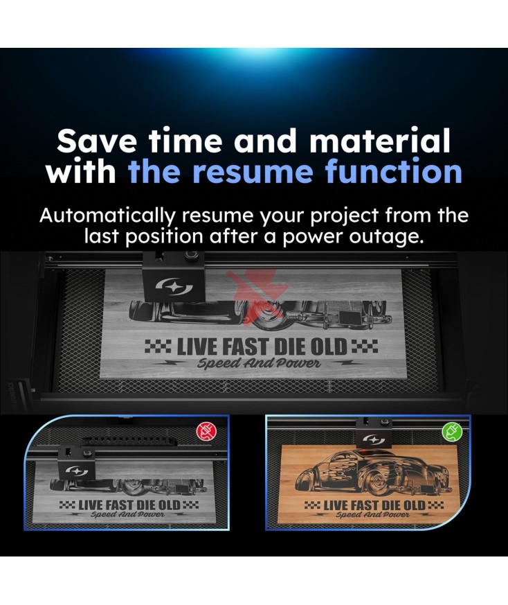 Cortadora láser Hurricane AtomStack