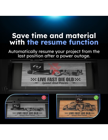 Cortadora láser Hurricane AtomStack