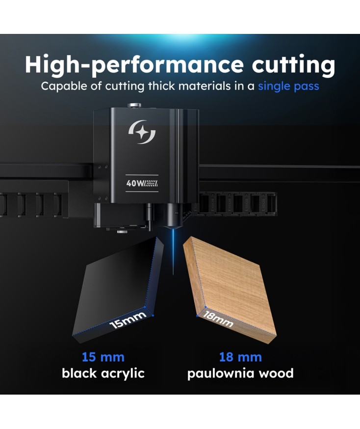 Cortadora Láser Dual AtomStack Kraft 20w + 1.2W IR