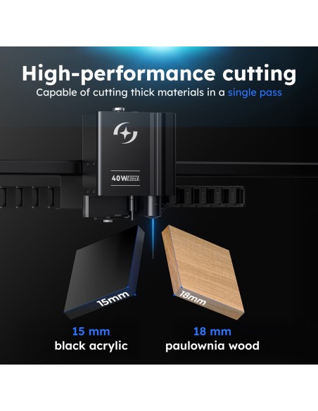 Cortadora Láser Dual AtomStack Kraft 20w + 1.2W IR