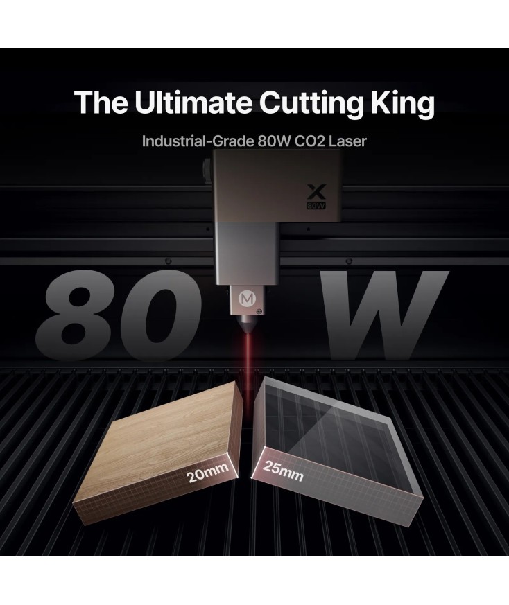 xTool P3 80W Láser de corte y grabado CO2 automática