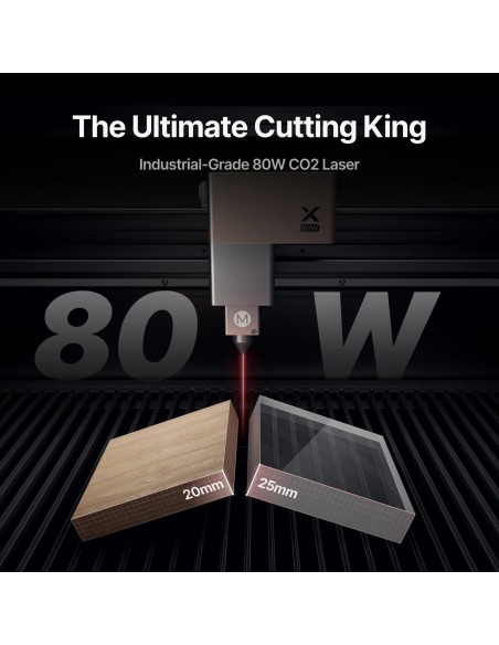 xTool P3 80W Láser de corte y grabado CO2 automática