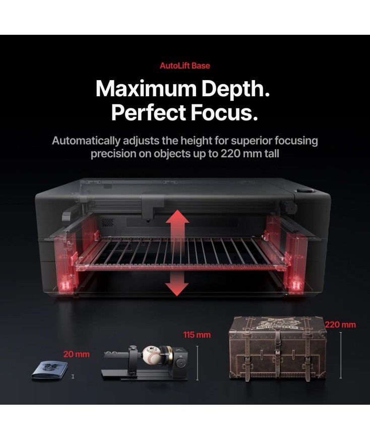 xTool P3 80W Láser de corte y grabado CO2 automática