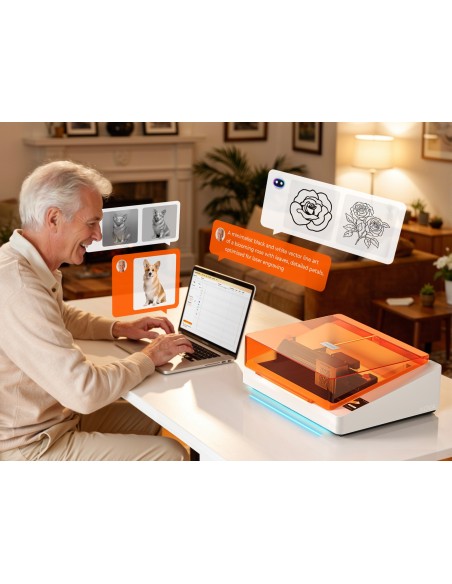 TOOCAA NOVA Láser de corte y grabado