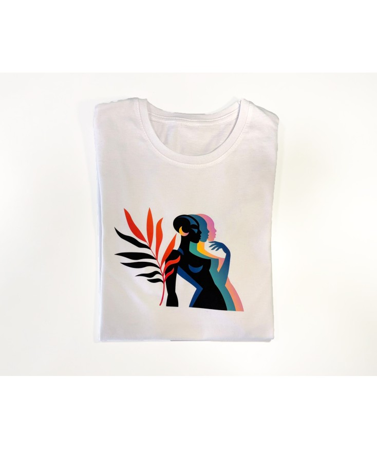 Camiseta hecha con vinilo textil imprimible Vintex. DTV imprimible con impresora de tinta casera.