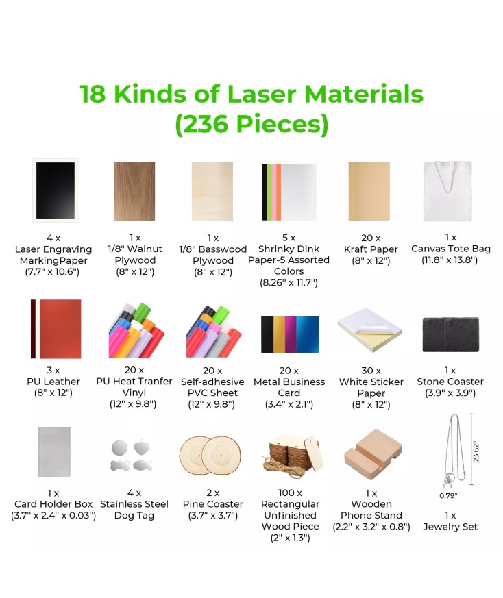 Kit de Materiales Xtool