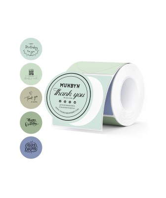 Etiquetas térmicas Summer Morandi 5cm Munbyn