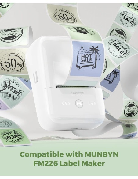 Etiquetas térmicas Summer Morandi 150uds Munbyn