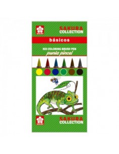 Koi - Rotulador de pincel flexible 12 colores 2