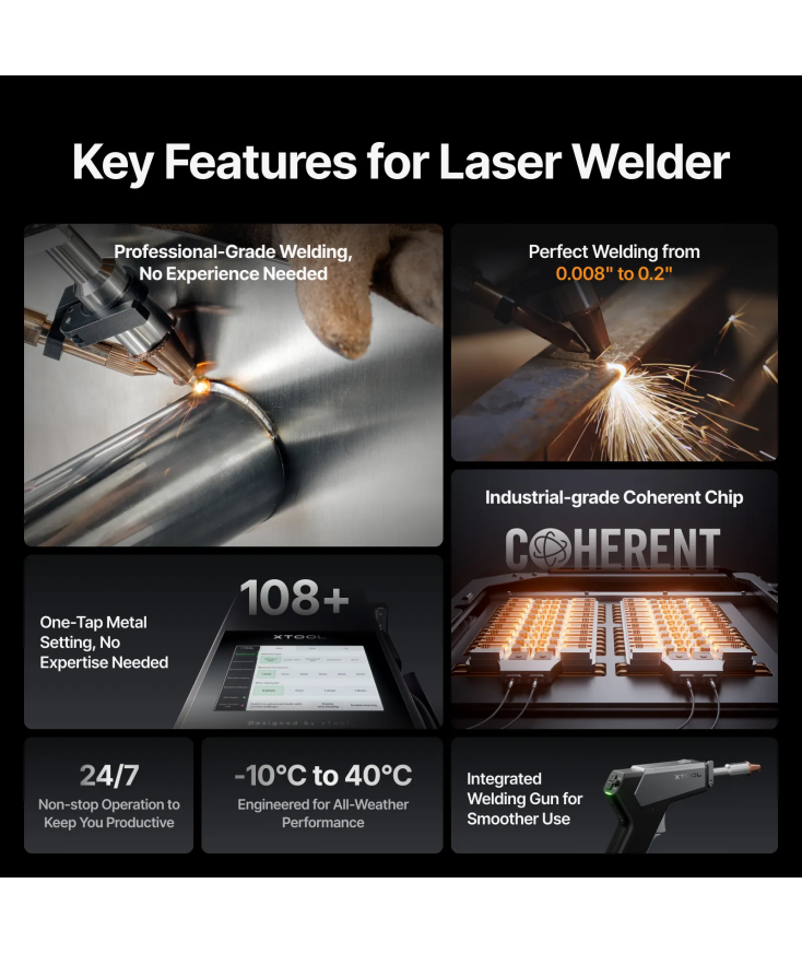 soldadora laser portatil xtool metalfab plotteralia