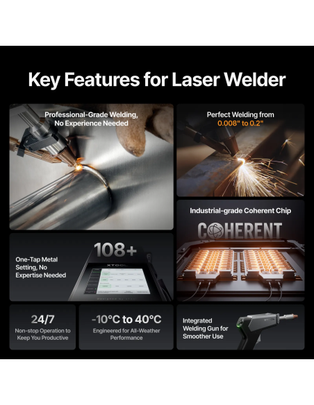 soldadora laser portatil xtool metalfab plotteralia