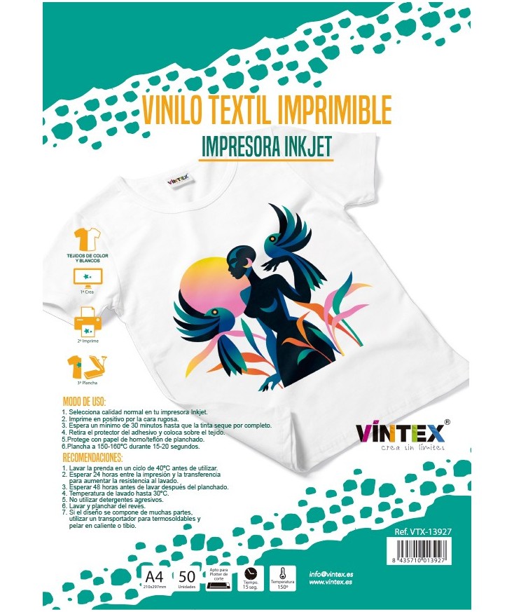 Vinilo textil imprimible DTV Vintex