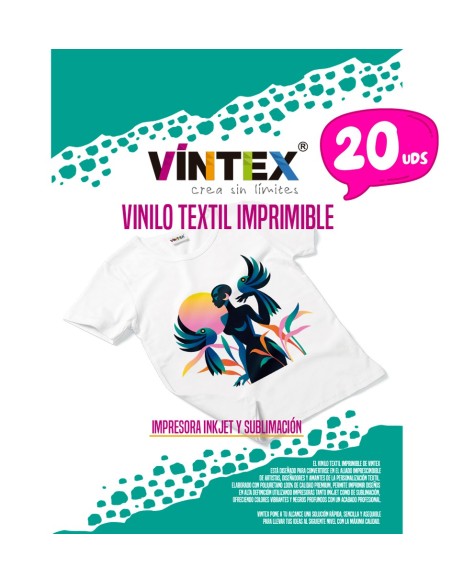 Vinilo textil imprimible Vintex