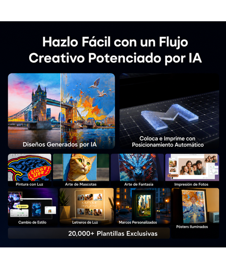 Impresora UV eufyMake E1 | Preventa + 2º Kit Tintas REGALO | Plotteralia