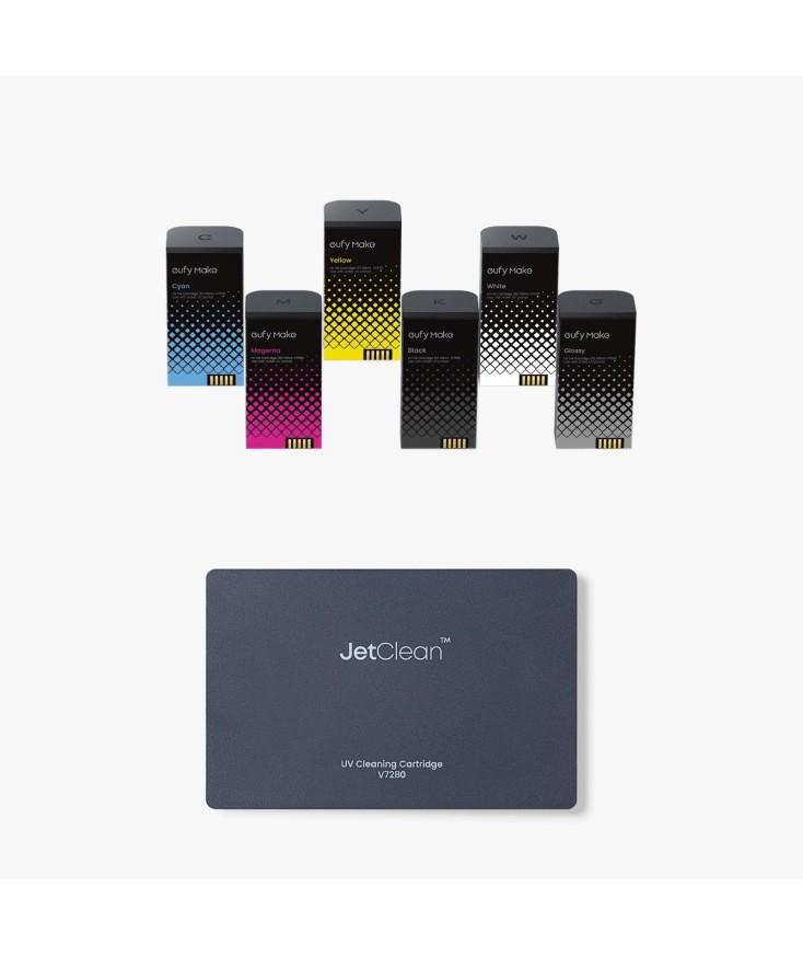 Kit Tintas UV Eufymake E1 + CleanJet limpieza | Plotteralia