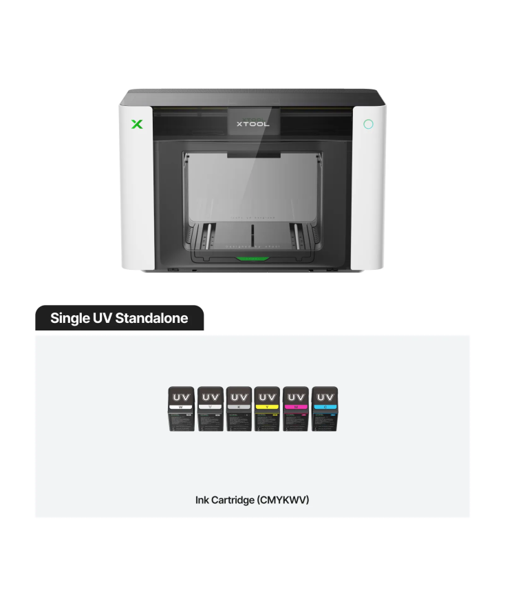 Impresora xTool O1 Omni Printer version Single UV con pack de tintas en Plotteralia