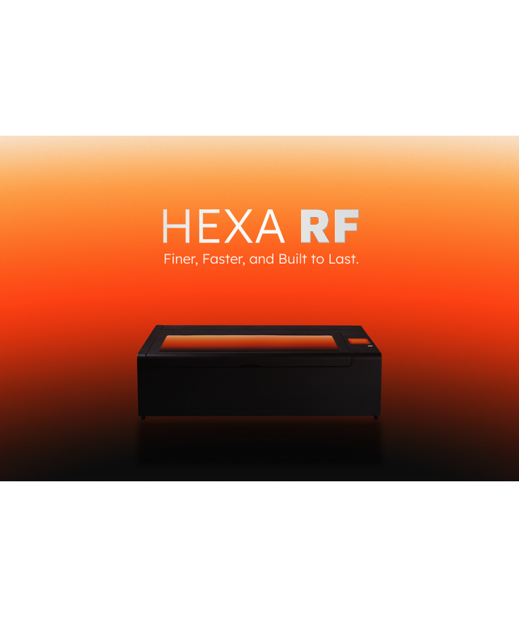 FLUX Hexa RF Cortadora Láser CO2 (30W, 60W, 80W) | Plotteralia