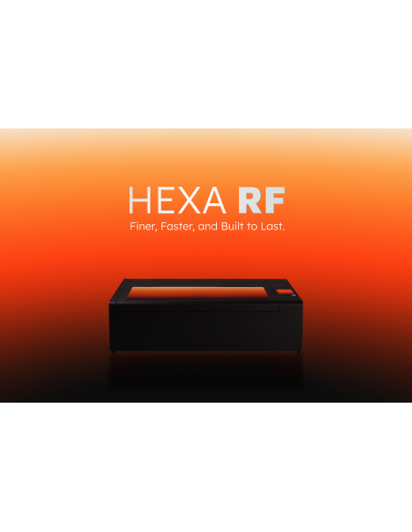 FLUX Hexa RF Cortadora Láser CO2 (30W, 60W, 80W) | Plotteralia