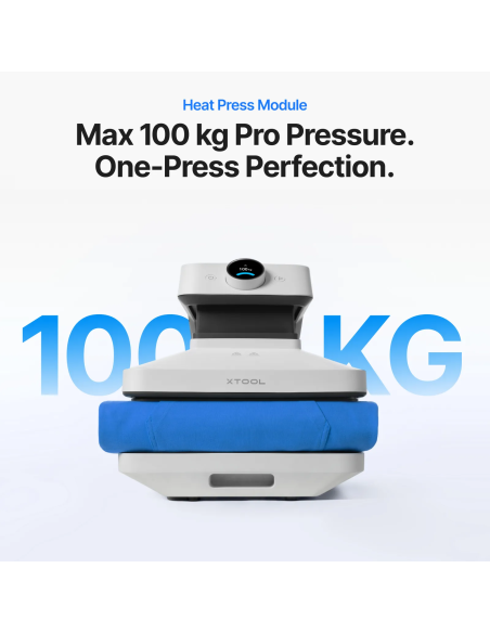 Prensa termica 3D automatica xTool WonderPress en Plotteralia