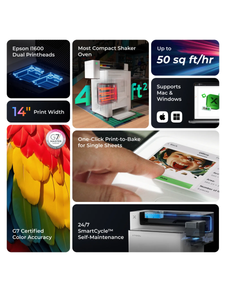 Impresora DTF textil xTool Apparel Printer en Plotteralia