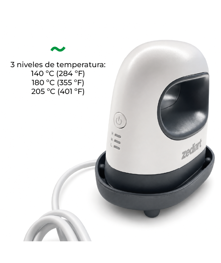 Prensa térmica portátil Zediart MiniPress para vinilo textil y DTF - Plotteralia
