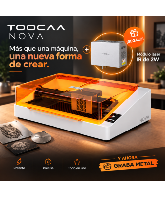 Láser TOOCAA NOVA 10W/20W + Módulo Infrarrojo 2W Gratis | Plotteralia