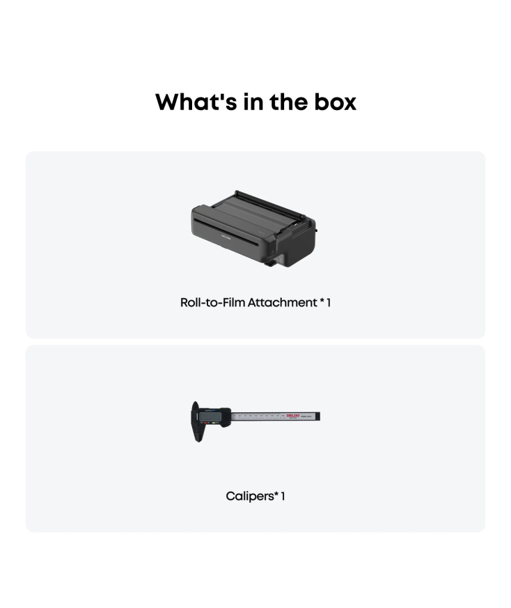 Adaptador de rollo a pelicula eufyMake para impresora UV E1 Plotteralia