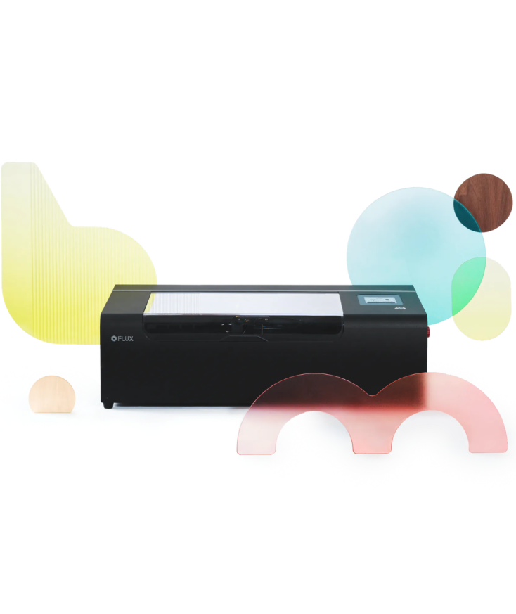 Cortadora y grabadora láser de CO2 FLUX Beamo II 30W en Plotteralia
