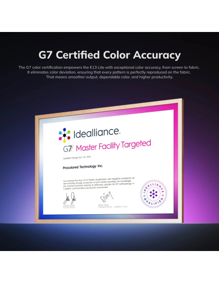 Impresora DTF Procolored K13 Lite 13" A3 (Rosa / Blanco) | Plotteralia