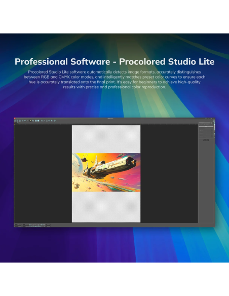 Impresora DTF Procolored K13 Lite 13" A3 (Rosa / Blanco) | Plotteralia
