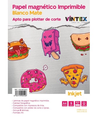 Papel Magnético imprimible inkjet VINTEX  - Plotteralia