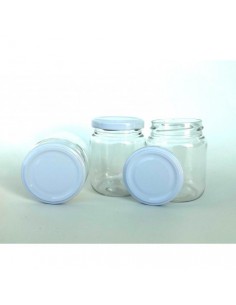 Pack 10 tarros de cristal con tapa metálica VINTEX