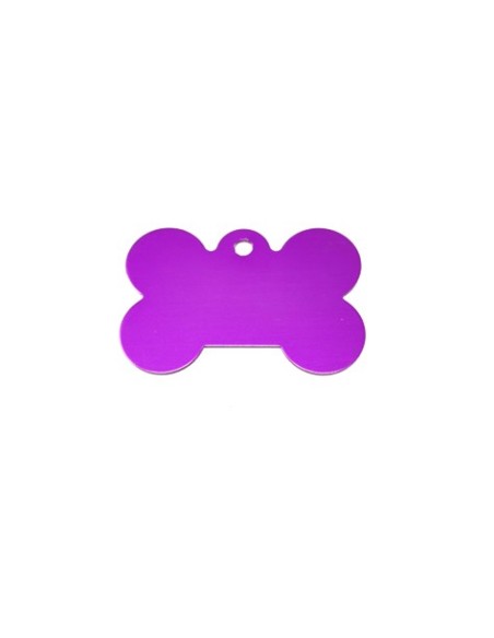 Chapa identificativa en forma de hueso (x10)
