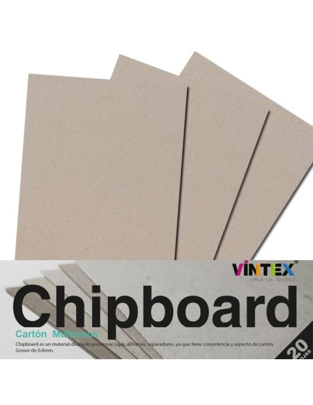 Chipboard 20 hojas VINTEX